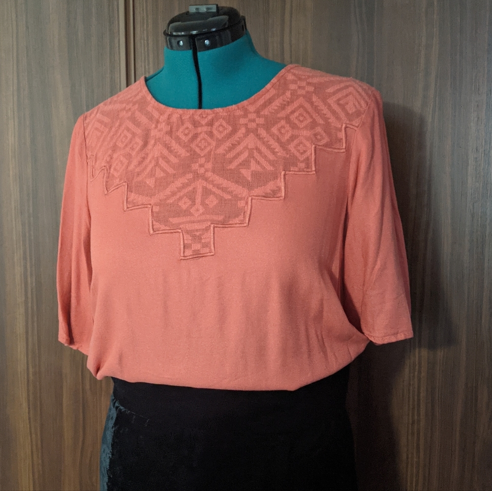 Roxy Terracotta Blouse XL
